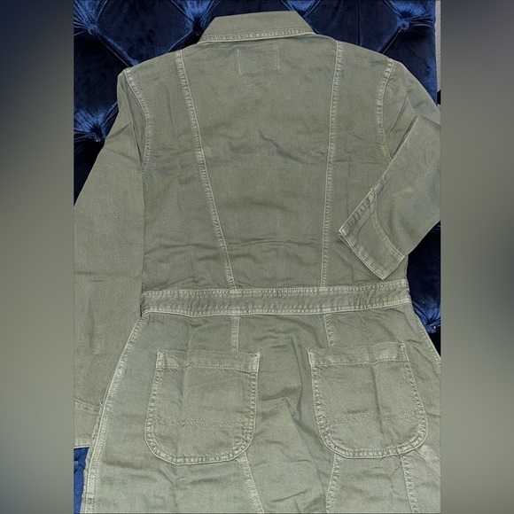 Sandrine Rose xFree People Army Zippers & Pockets Coverall Jumpsuit SzXS or SzS - Picture 10 of 16
